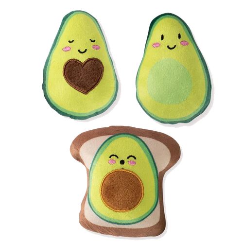 Fringe Dog Toy Avocado Love