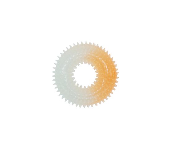 Budz Dog Toy Glow in the Dark Rubber Spiked Donut