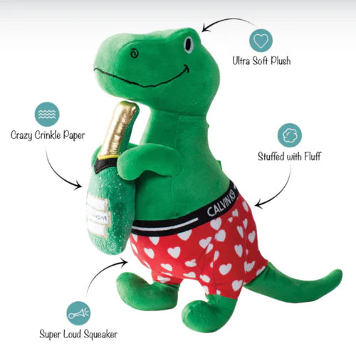 Fringe Dog Toy Valentines Bachleor Rex