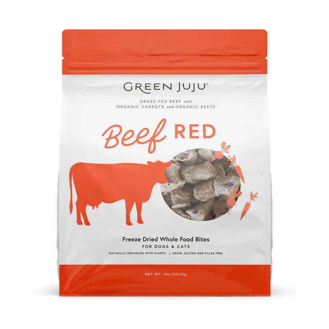 Green Juju Beef Red Freeze Dried Whole Food Bites