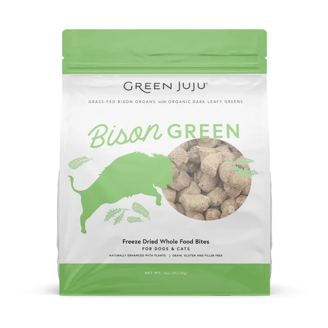 Green Juju Bison Green Freeze Dried Whole Food Bites