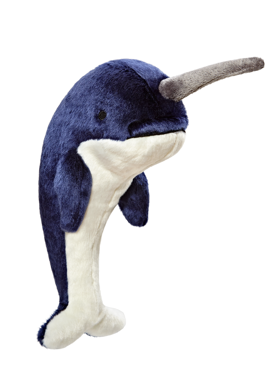 Fluff & Tuff Dog Toy Bleu Narwhal