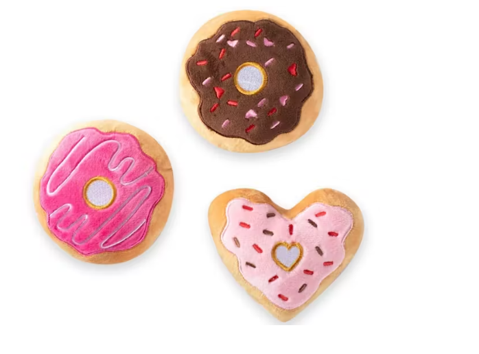 Fringe Dog Toy Valentines Donut U Know I Love You