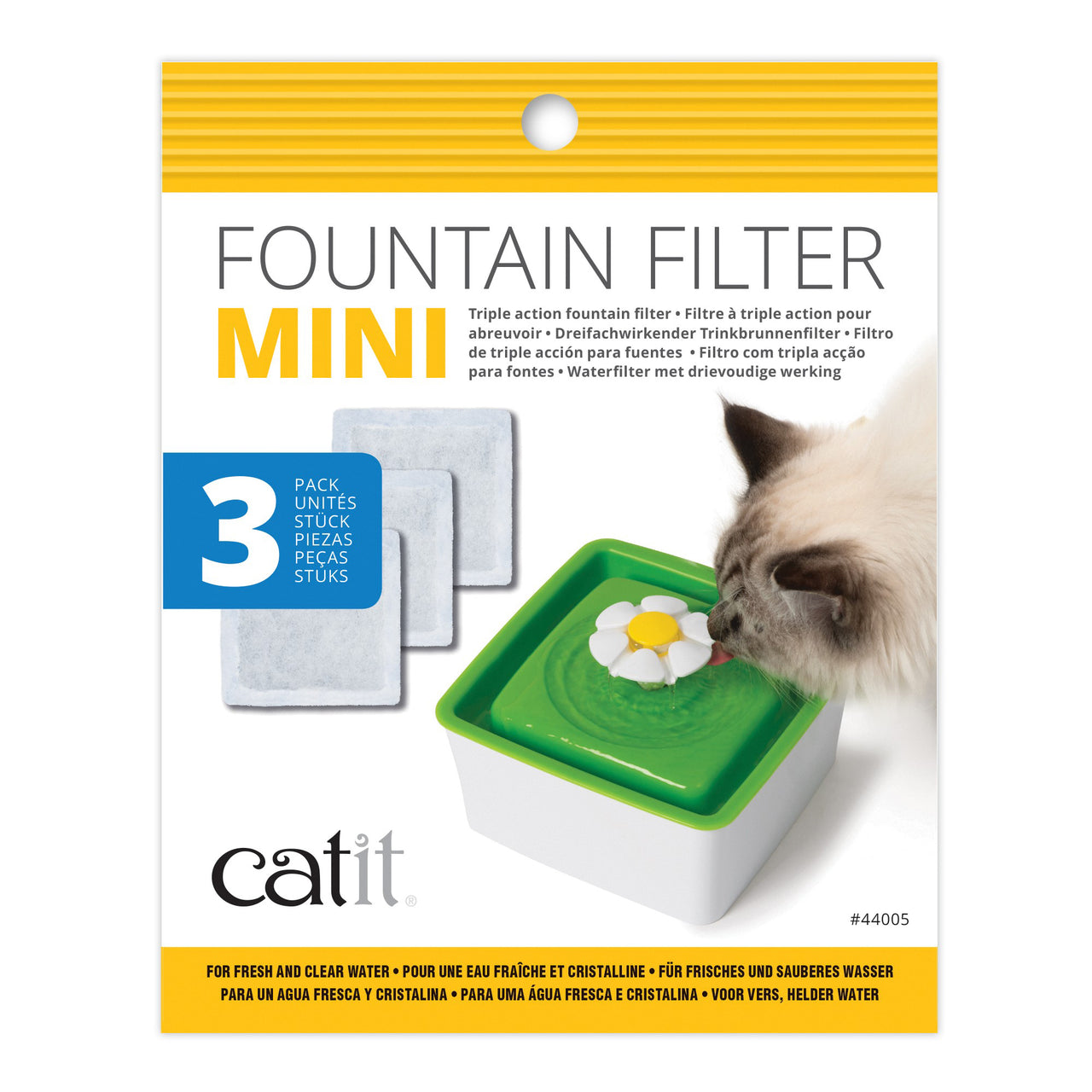 Catit 2.0 Mini Fountain Replacement Filter 3pk