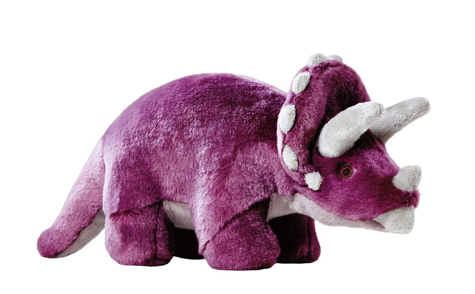 Fluff & Tuff Dog Toy Charlie Triceratops
