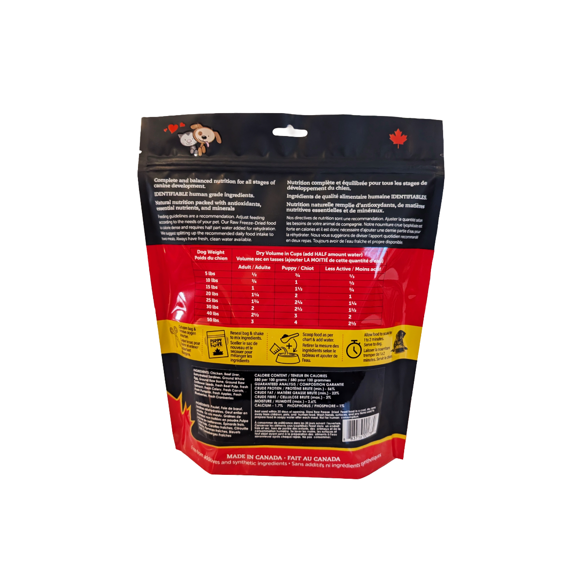 Puppy Love Freeze Dried Feast Chicken Cuisine