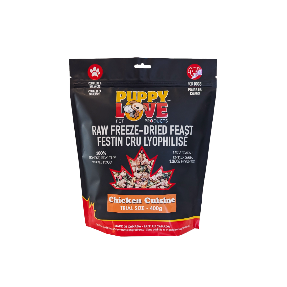 Puppy Love Freeze Dried Feast Chicken Cuisine