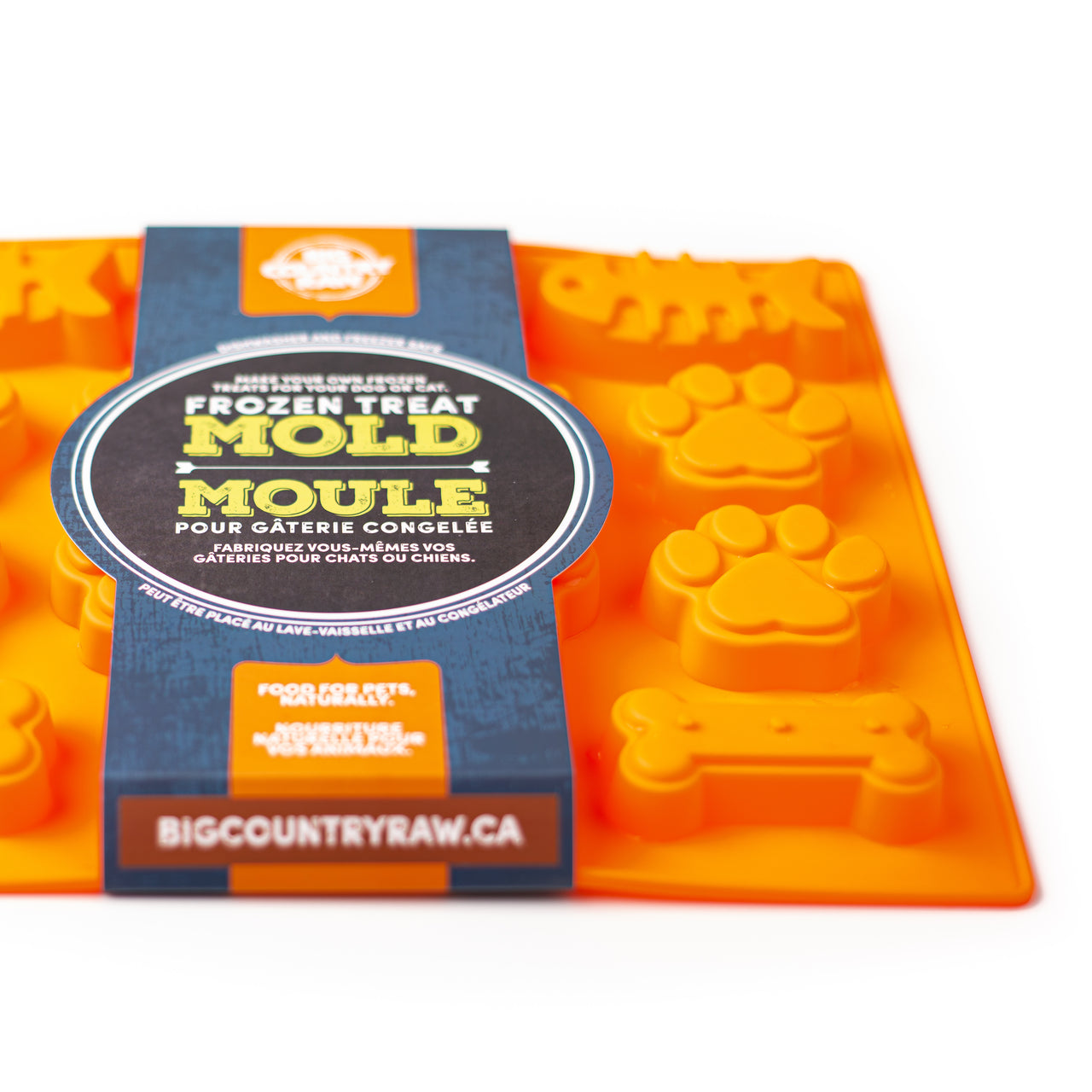 Big Country Raw Silicone Mold Fish, Paw & Bone FINAL SALE