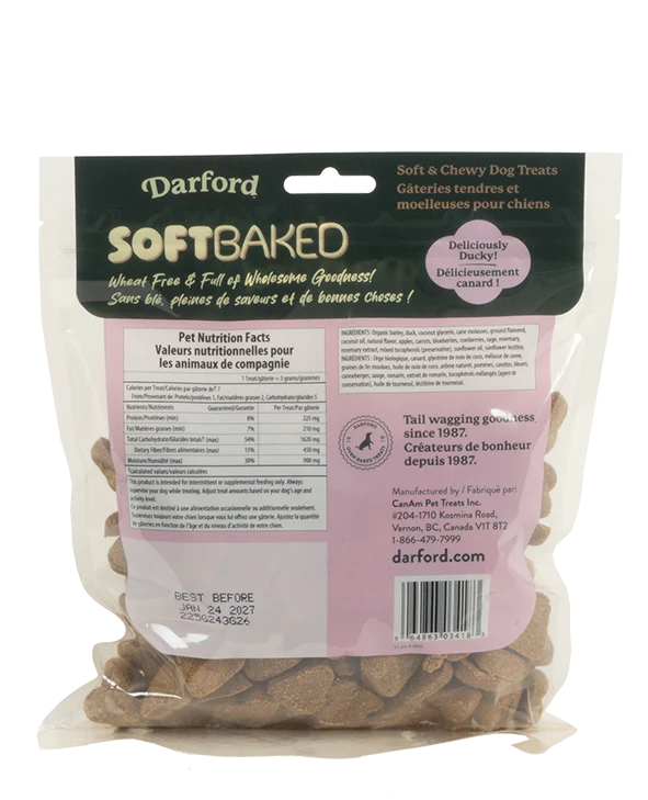 Darford SoftBaked Dog Treats Deliciously Ducky