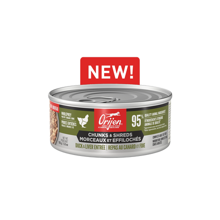 Orijen Cat Can Chunks & Shreds Duck & Liver