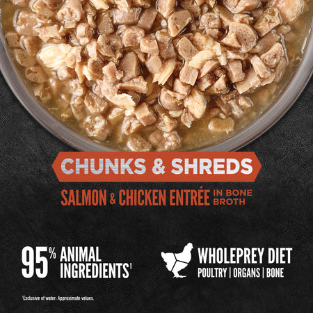 Orijen Cat Can Chunks & Shreds Salmon & Chicken