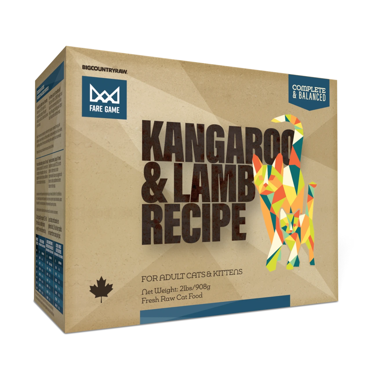 Big Country Raw Fare Game Kangaroo & Lamb
