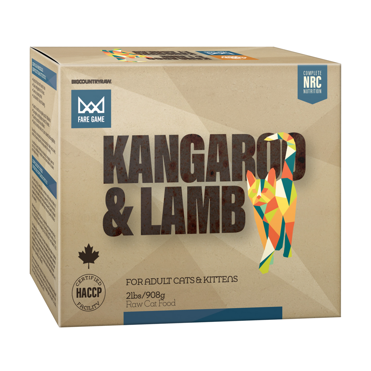 Big Country Raw Fare Game Kangaroo & Lamb