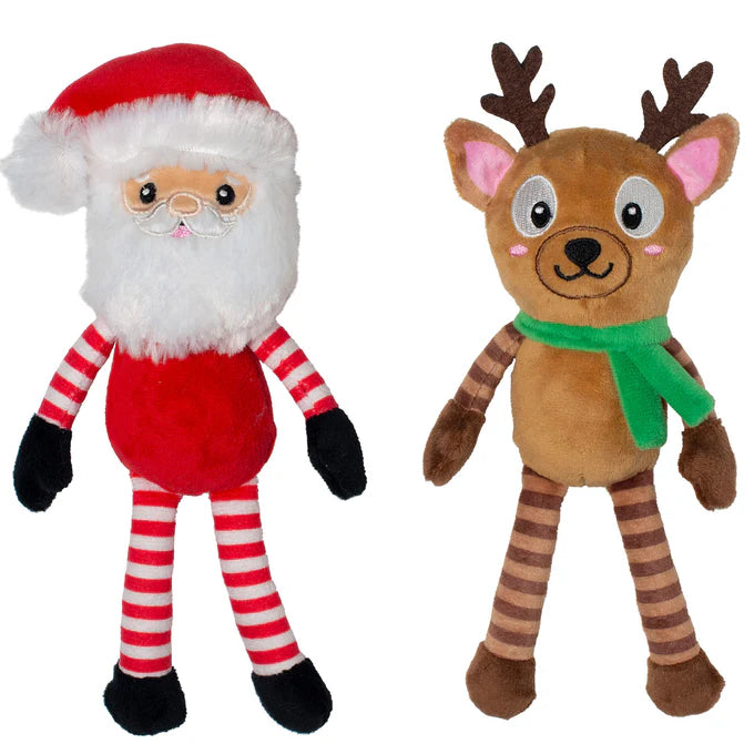 Fringe Dog Toy Holiday Friends At Frost Sight