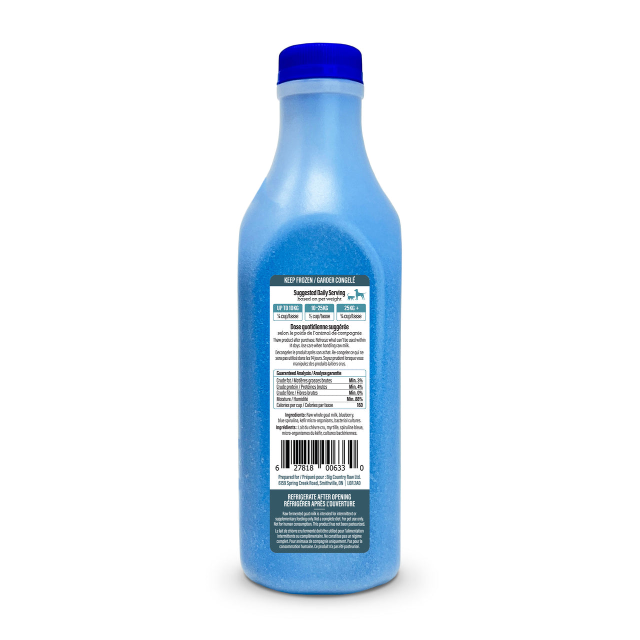 BCR Big Country Raw Supplements Goat Milk Antioxidants (Blue) 975ml