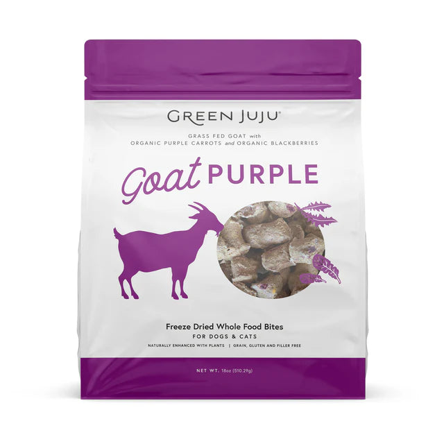Green Juju Goat Purple Freeze Dried Whole Food Bites