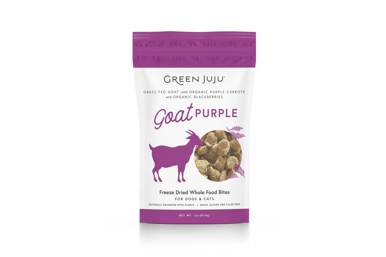 Green Juju Goat Purple Freeze Dried Whole Food Bites
