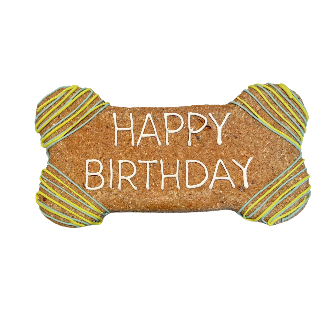 Happy Birthday Peanut Butter Bone