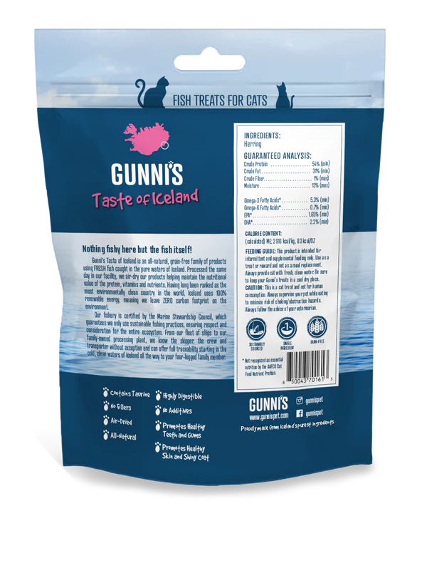 Gunni's Pet Herring Omega Bites