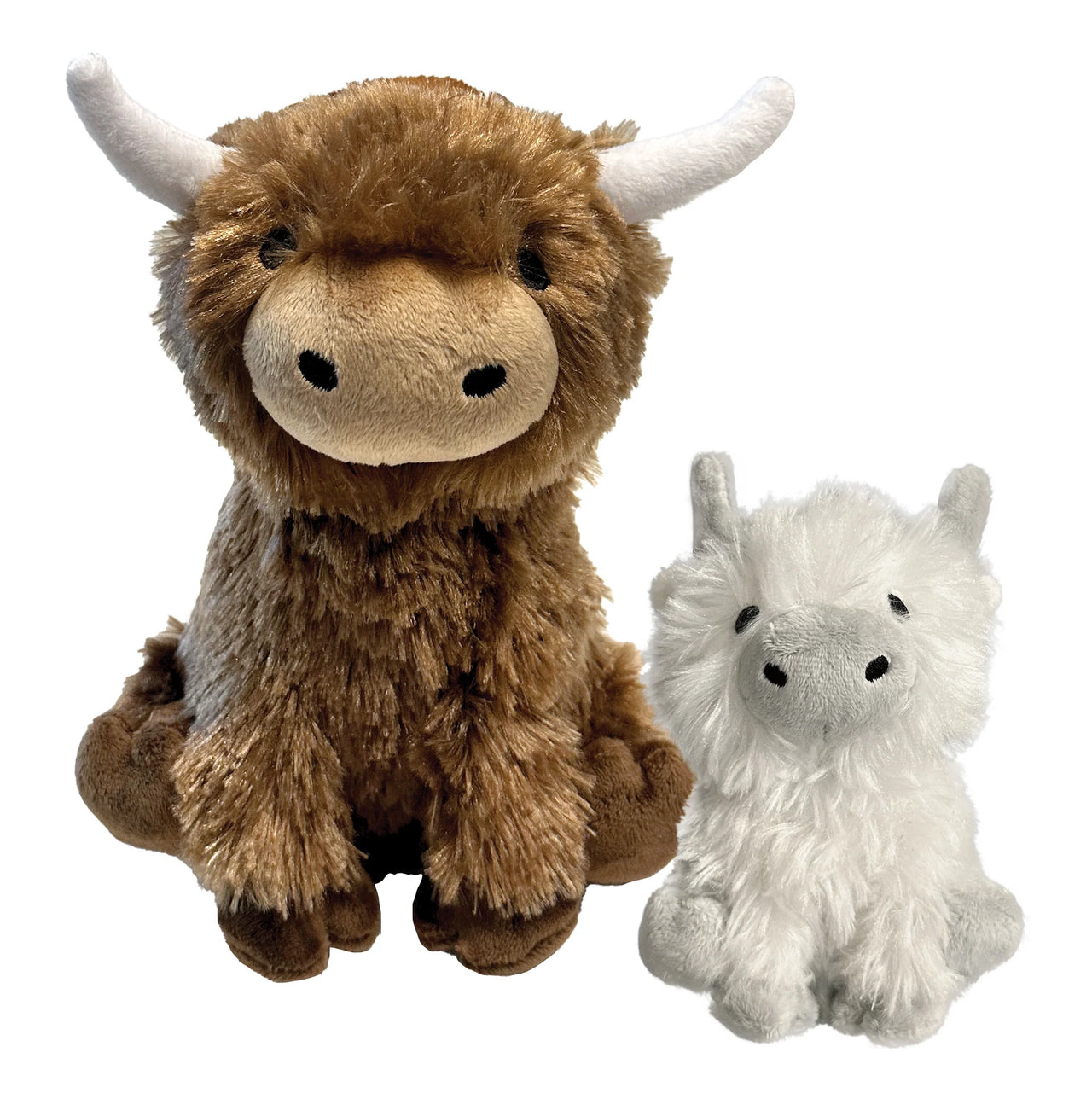 foufou Plushie Dog Toy Highland Cow