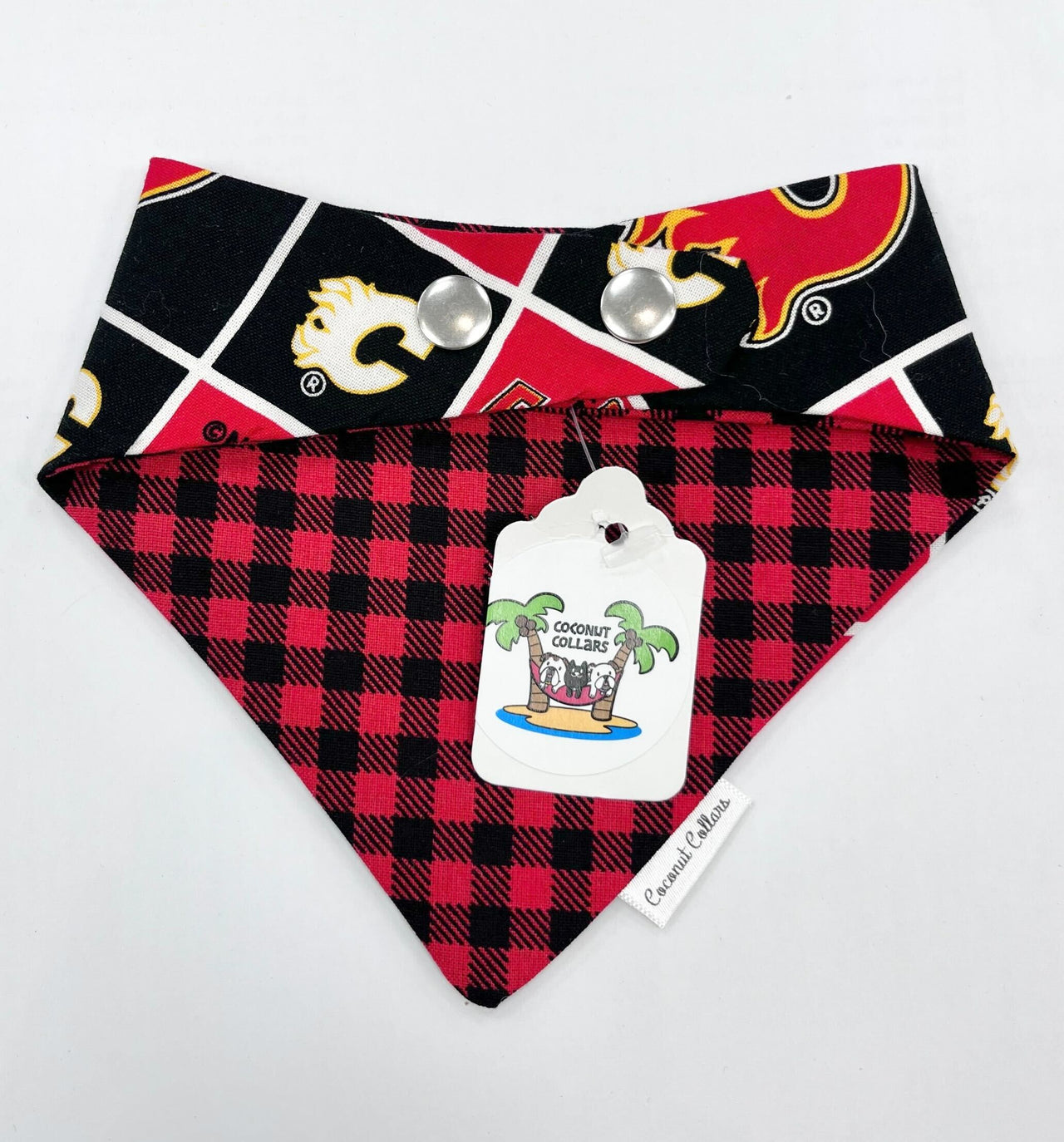 Coconut Collars Bandana Calgary Flames
