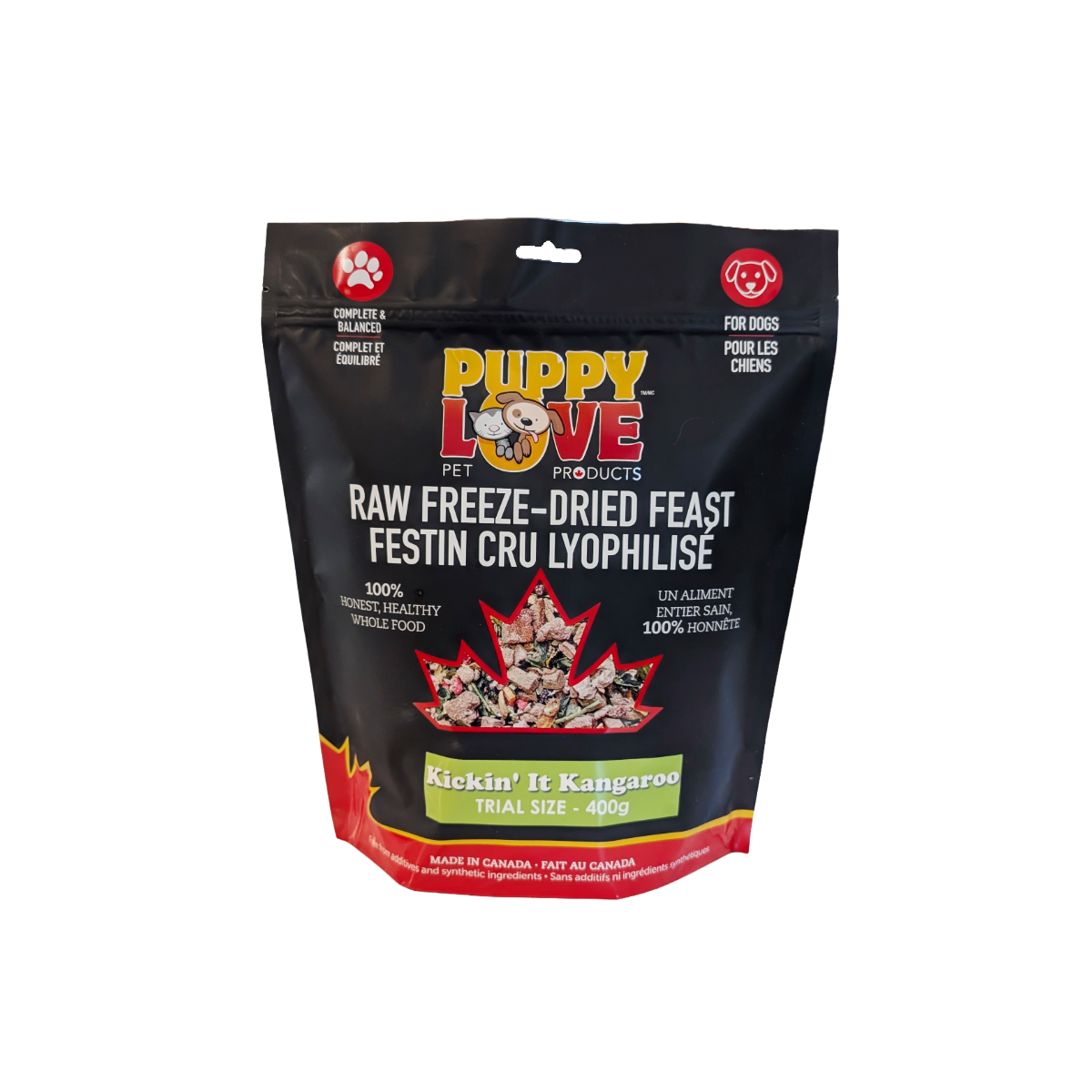 Puppy Love Freeze Dried Feast Kickin' It Kangaroo