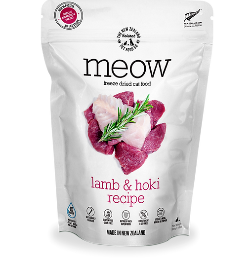 New Zealand Pet Food Co. Cat Meow Food Lamb and Hoki 280g
