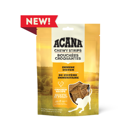 Acana Dog Treat Chewy Strips Immune System Chicken