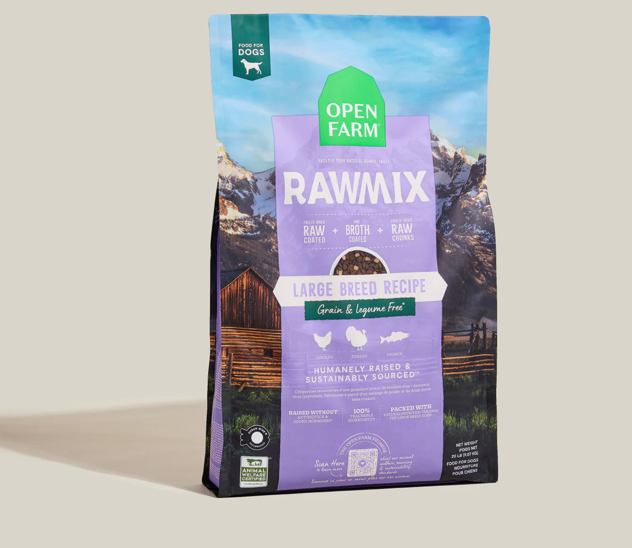 Open Farm Dog RawMix Grain Free Large Breed