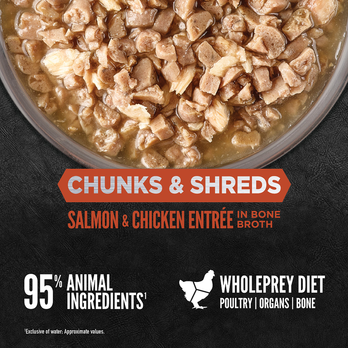 Orijen Cat Can Chunks & Shreds Salmon & Chicken