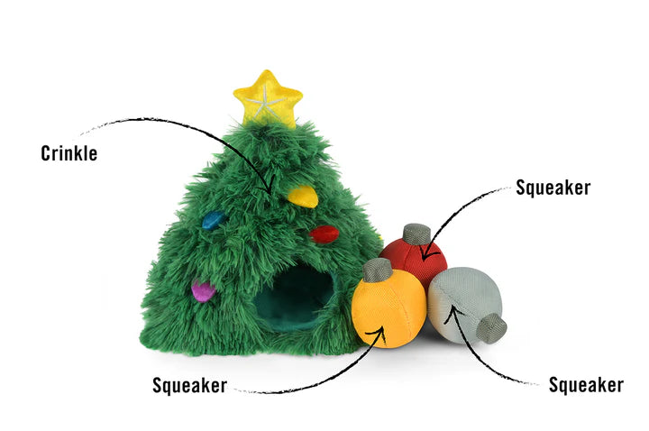 PLAY Dog Toy Christmas Doglas Fur