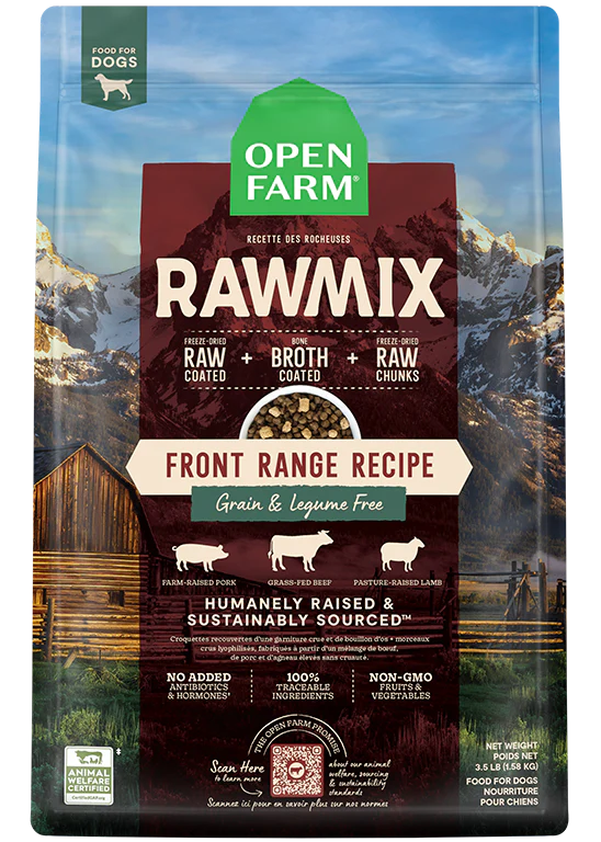 Open Farm Dog RawMix Grain Free Front Range