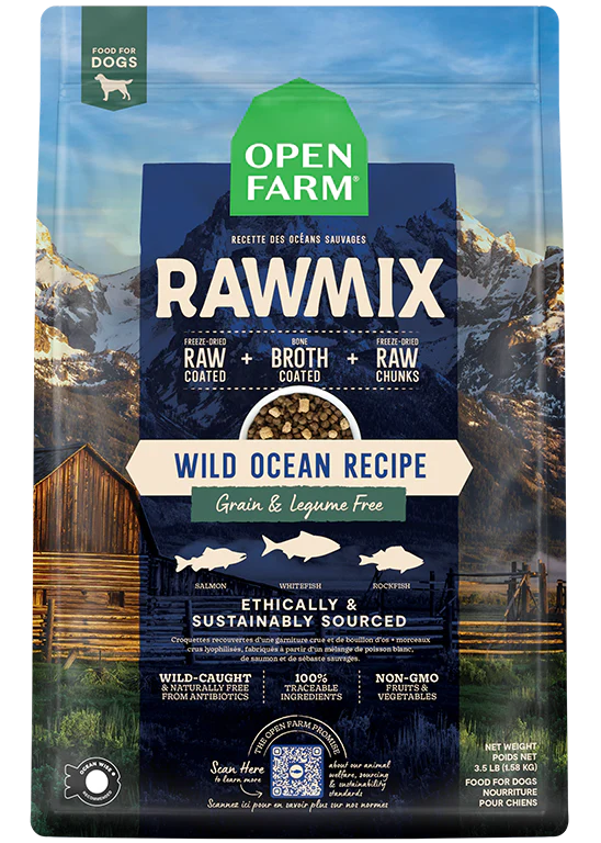 Open Farm Dog RawMix Grain Free Wild Ocean