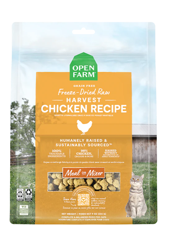 Open Farm Cat Freeze-Dried Raw Chicken Morsels