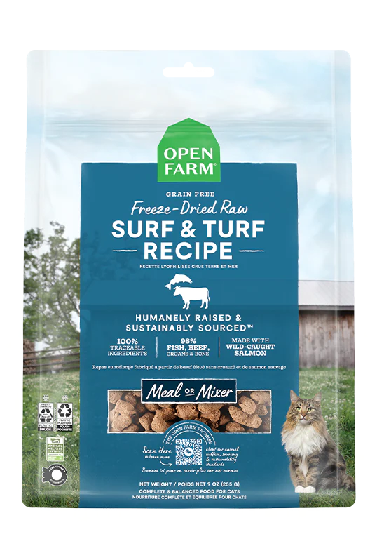 Open Farm Cat Freeze-Dried Raw Surf & Turf Morsels