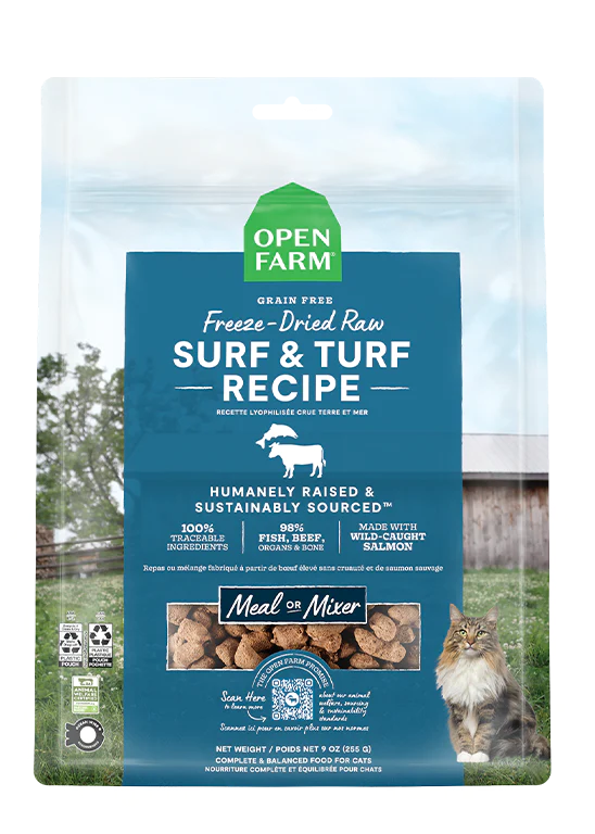 Open Farm Cat Freeze-Dried Raw Surf & Turf Morsels *SPECIAL ORDER*