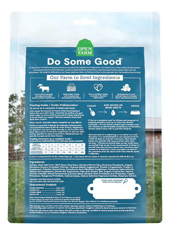 Open Farm Cat Freeze-Dried Raw Surf & Turf Morsels *SPECIAL ORDER*