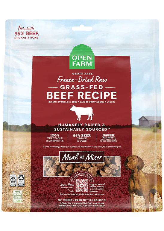 Open Farm Dog Freeze-Dried Raw Beef Morsels