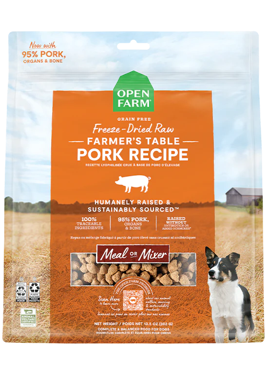 Open Farm Dog Freeze-Dried Raw Pork Morsels