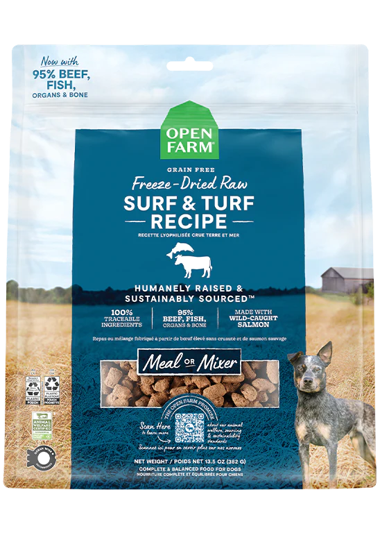 Open Farm Dog Freeze-Dried Raw Surf & Turf Morsels