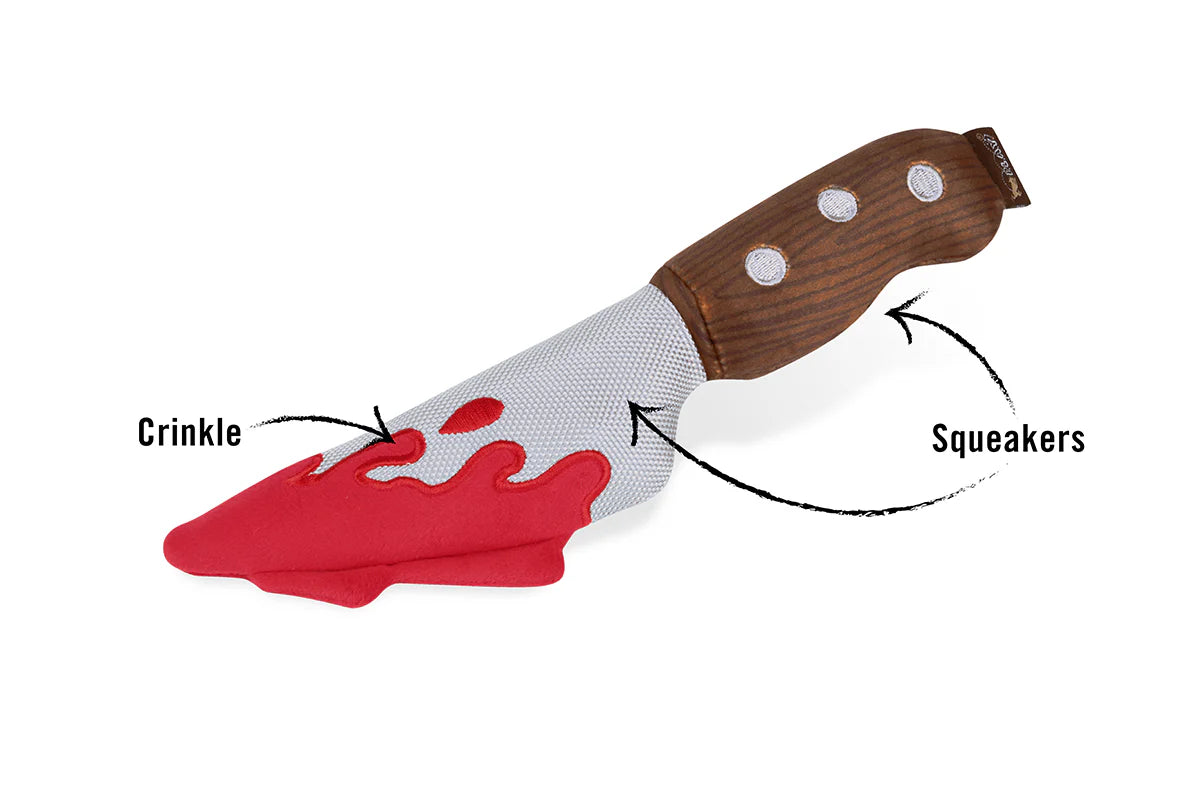 PLAY Dog Toy Halloween Howling Haunts Doggy Dagger