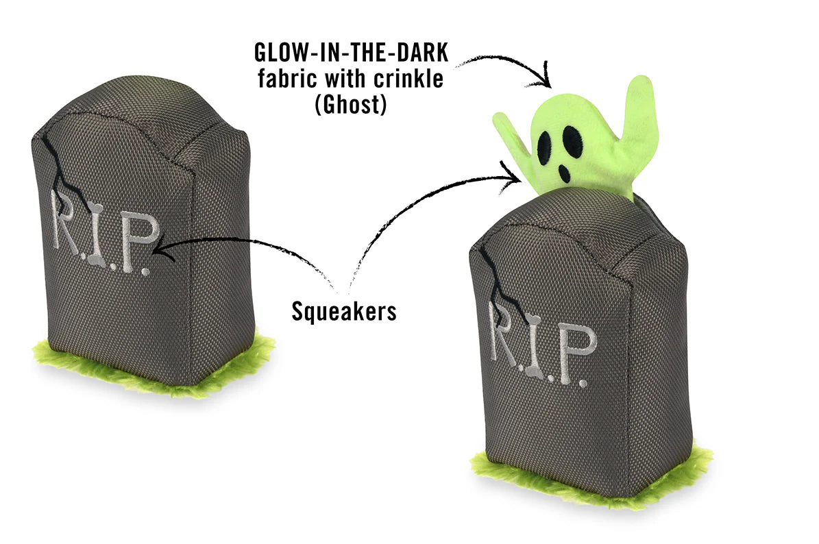 PLAY Dog Toy Halloween Howling Haunts Ghoulish Grave