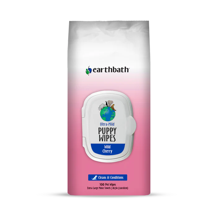 Earthbath Wipes Puppy (Wild Cherry) DS FINAL SALE