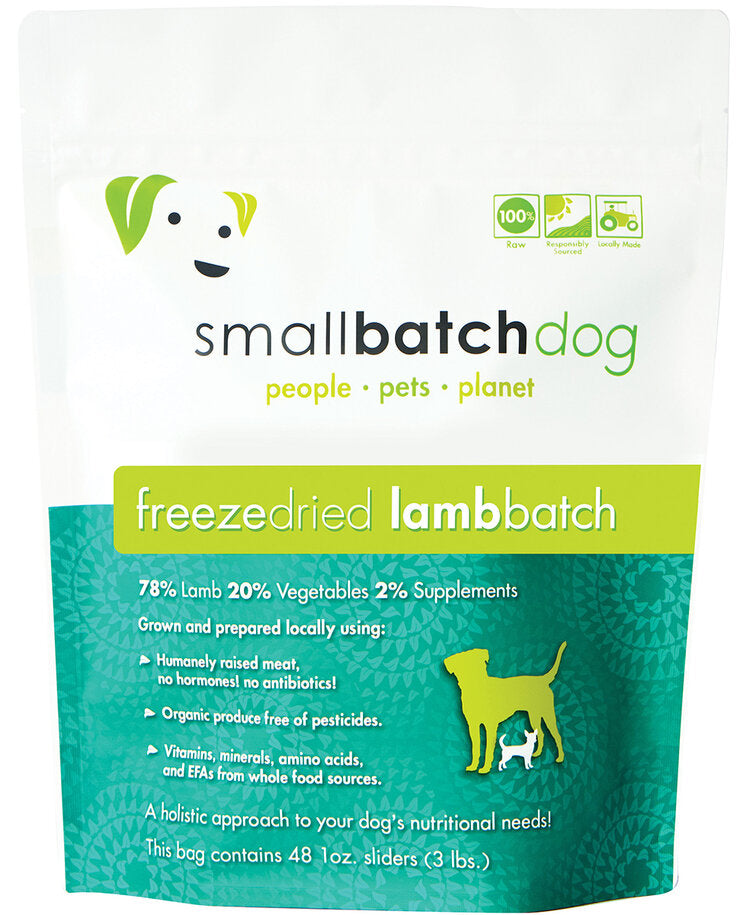 SmallBatch Dog Freeze Dried Lamb Sliders *SPECIAL ORDER*
