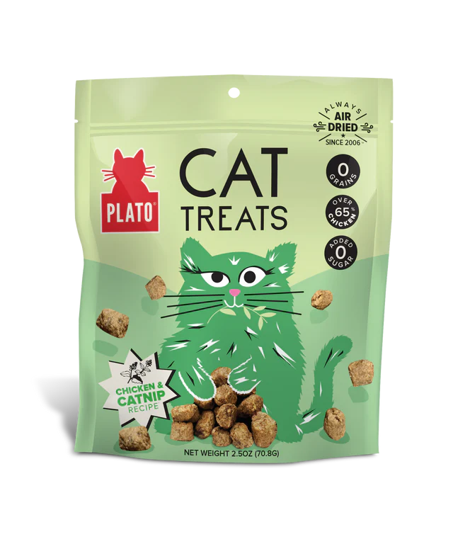 Plato Cat Air-Dried Treats Chicken & Catnip