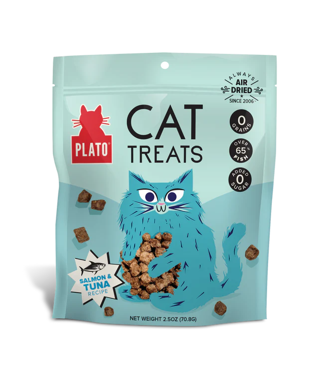 Plato Cat Air-Dried Treats Tuna & Salmon