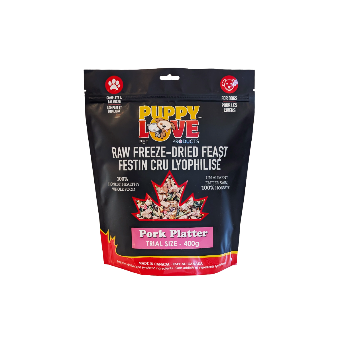 Puppy Love Freeze Dried Feast Pork Platter
