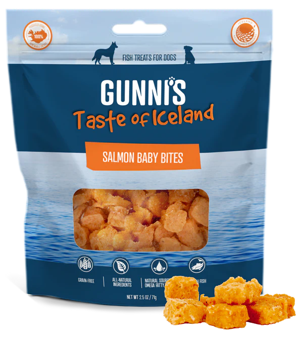 Gunni's Pet Salmon Baby Bites