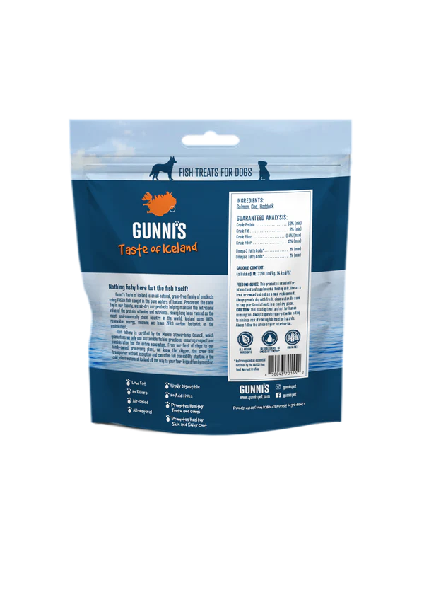 Gunni's Pet Salmon Baby Bites 2.5oz