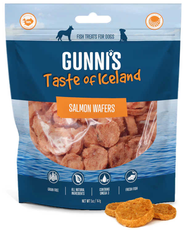 Gunni's Pet Salmon Wafers